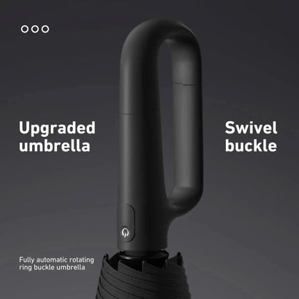 Automatic Folding Umbrella – Portable Compact Umbrella with Loop Handle