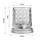 Diamond Style - Crystal Base Rotating Cup