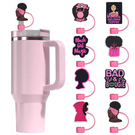 Reusable Straw Cap, 8 Counts/set Straw Cap for Stanley Cup, Sports & Outdoor Drinking Straw Cap, Sustainability, Lightweight