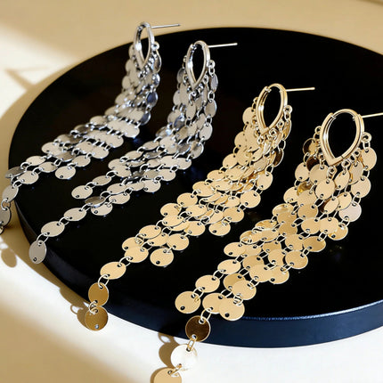 Long Tassel Earrings for Women – Boho Dangle Drop Earrings for Party & Daily Wear