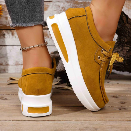 New Lace-Up Thick Sole Casual Shoes, Comfortable Versatile Design, Eye-Catching Style, Perfect for Daily Wear & Outdoor Activities