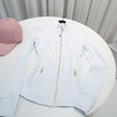 White gold zipper 098 jacket / S/2 size 85jin -95jin