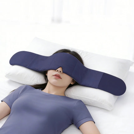 Weighted Sleep Mask – Strapless 360° Eye Mask for Total Darkness & Deep Sleep