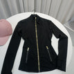Black gold zipper 098 jacket / S/2 size 85jin -95jin