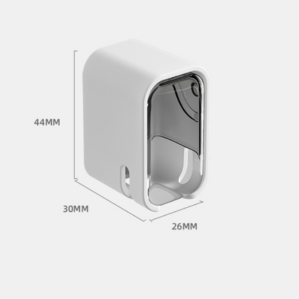 Soporte de cepillo de dientes de pared con cubierta, rejilla para cepillos de dientes eléctricos a prueba de polvo