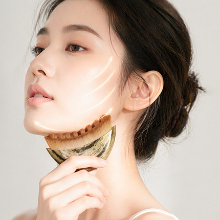 Facial Lymphatic Drainage Massage Brush – Face Contouring & Depuffing Skin Care Tool