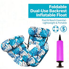 Blue floating raft + air pump (random)