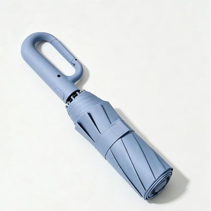 Automatic Folding Umbrella – Portable Compact Umbrella with Loop Handle